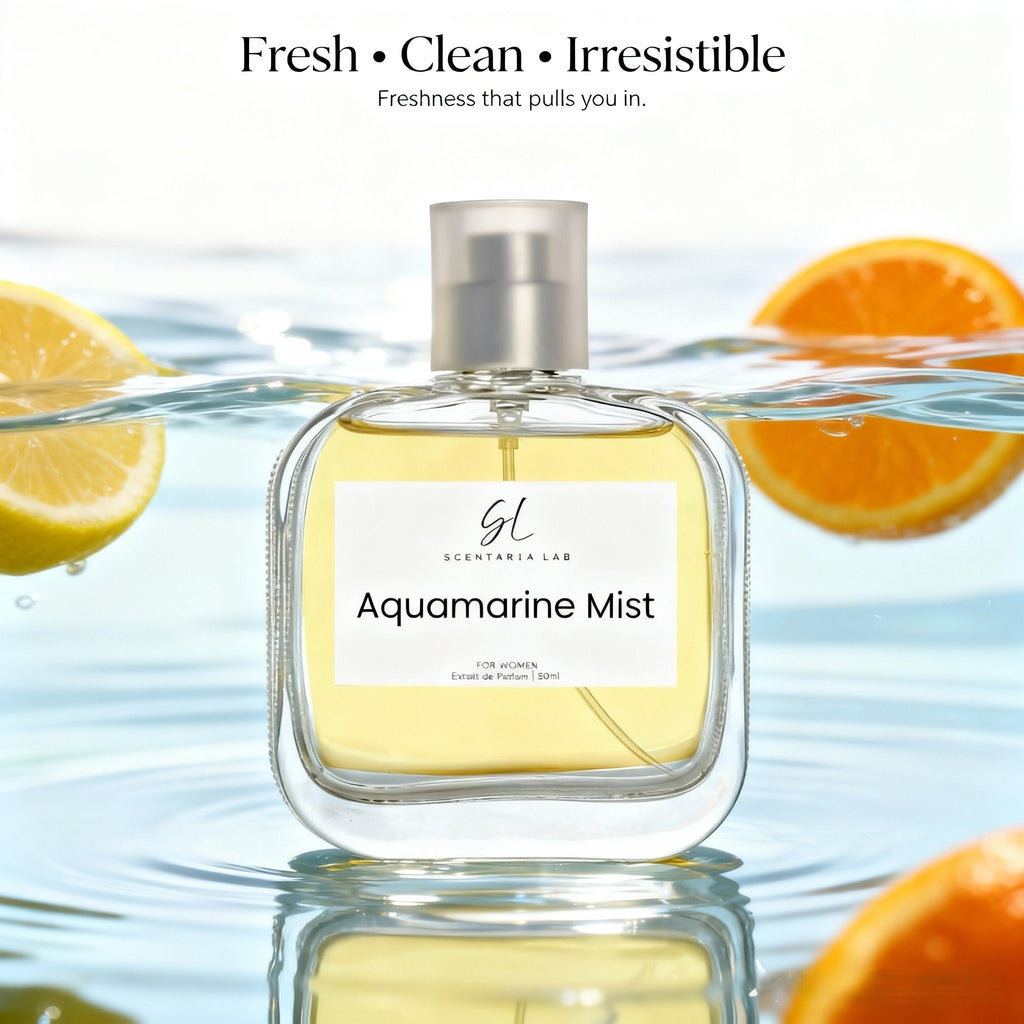 MARCH Aquamarine Mist (Women) 50ML Extrait de Parfum Oil-based Parfum 24hrs+ Long Lasting