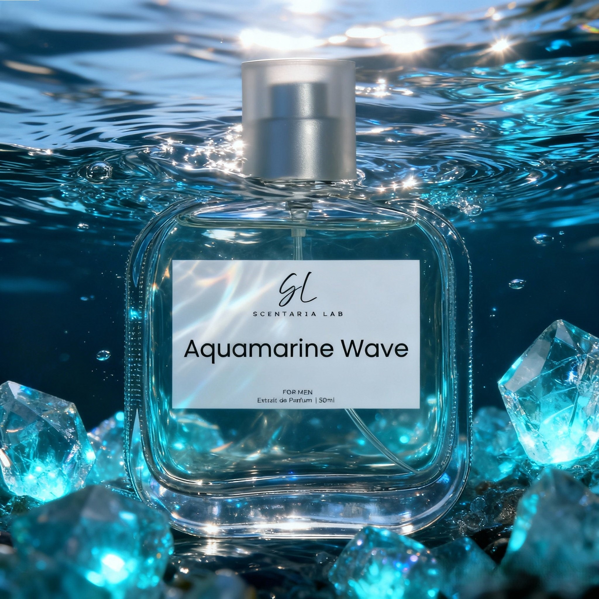 MARCH Aquamarine Wave (Men) 50ML Extrait de Parfum Oil-based Parfum 24hrs+ Long Lasting