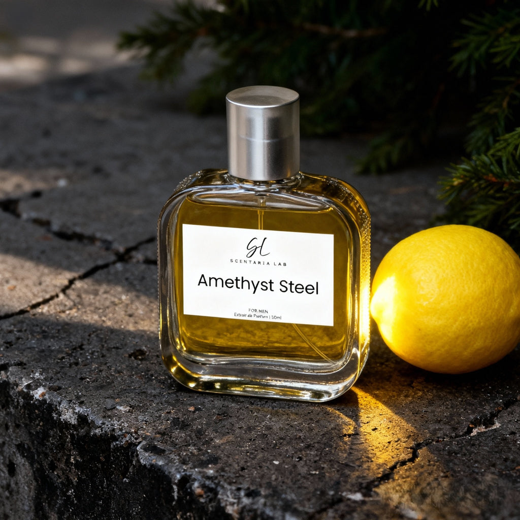 FEBRUARY Amethyst Steel (Men) 50ML Extrait de Parfum Oil-based Parfum 24hrs+ Long Lasting