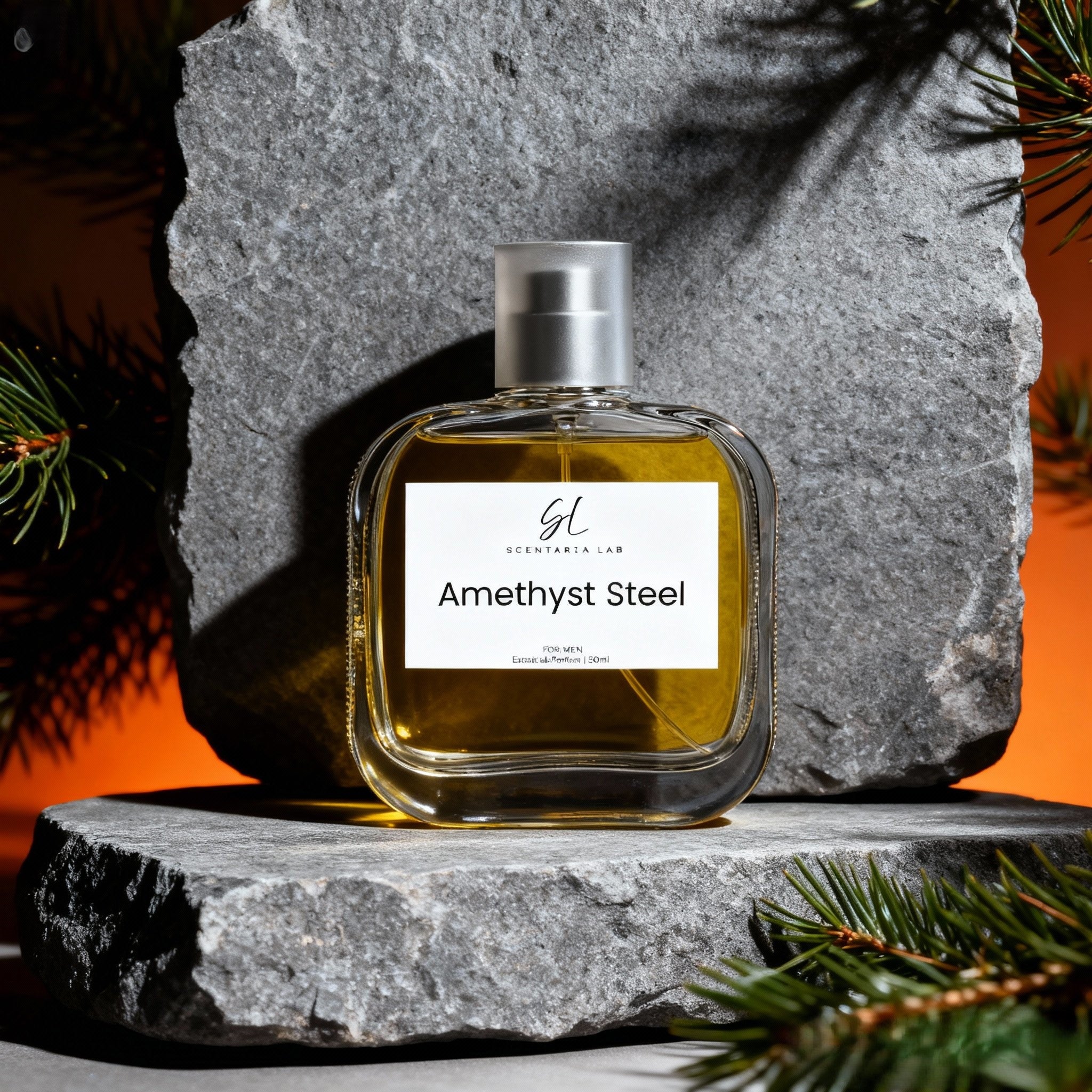 FEBRUARY Amethyst Steel (Men) 50ML Extrait de Parfum Oil-based Parfum 24hrs+ Long Lasting