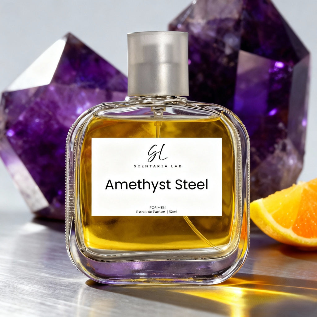 FEBRUARY Amethyst Steel (Men) 50ML Extrait de Parfum Oil-based Parfum 24hrs+ Long Lasting