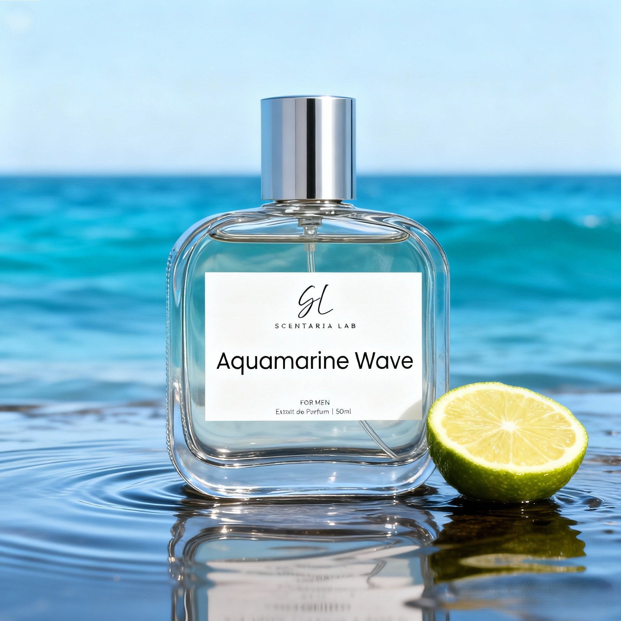 MARCH Aquamarine Wave (Men) 50ML Extrait de Parfum Oil-based Parfum 24hrs+ Long Lasting
